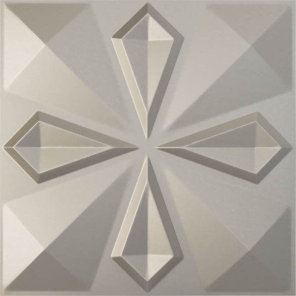 Ekena Millwork 19 5/8in. W x 19 5/8in. H Nikki EnduraWall Decorative 3D Wall Panel Covers 2.67 Sq. Ft. WP20X20NKBAL - main